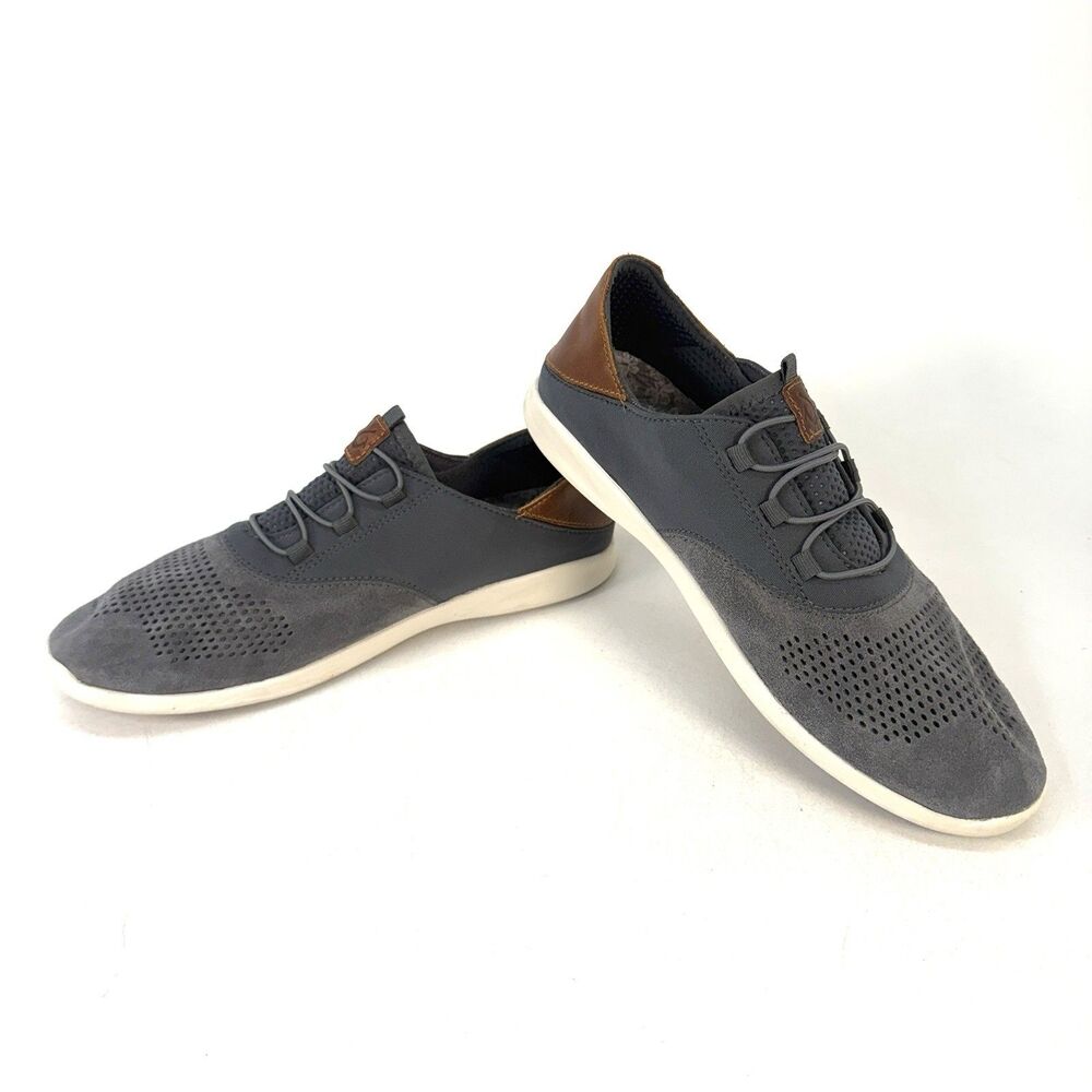 Olukai Alapa Li Keu Sneakers Shoes Men's US 9 Gray Suede Casual